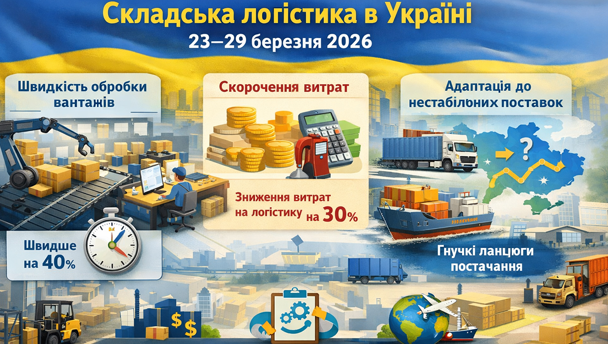 Складська логістика в Україні: ключові зміни тижня (23–29 березня 2026)